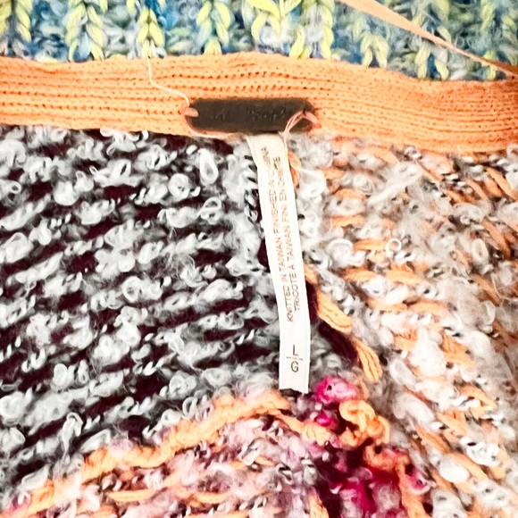 Free People Day Dreaner Cardigan Sweater Orchid Cloud Size Large - Picture 4 of 4